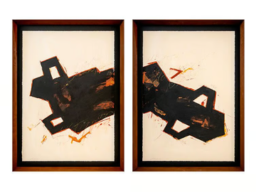 ÉBANO IV - Paper Painting by NOVOCUADRO ART COMPANY - view 3